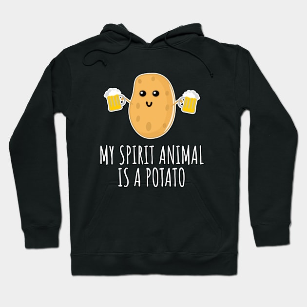 My Spirit Animal Is A Potato Hoodie by LunaMay